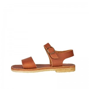 Duckfeet Lokken Sandaler Dame Brune | NORGE QK5378