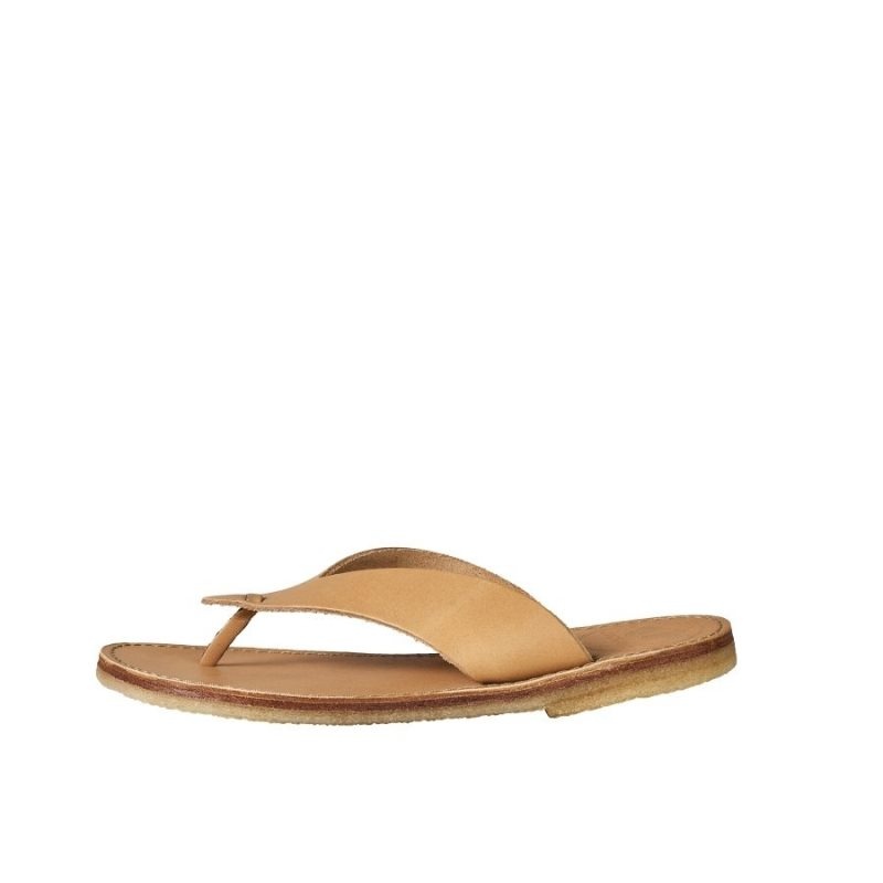 Duckfeet Aero Flip Flops Dame Beige | NORGE QJ5218