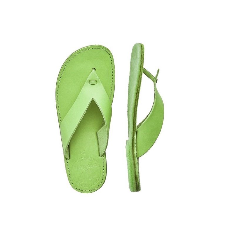 Duckfeet Aero Flip Flops Dame Grønn | NORGE XD1536