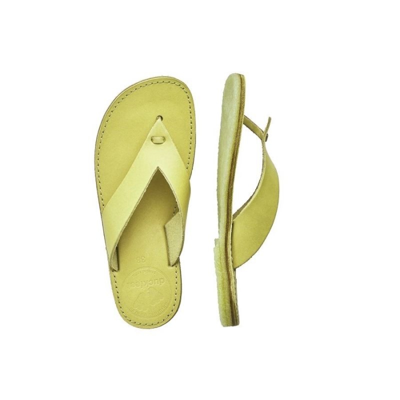 Duckfeet Aero Flip Flops Dame Gul | NORGE TZ0687