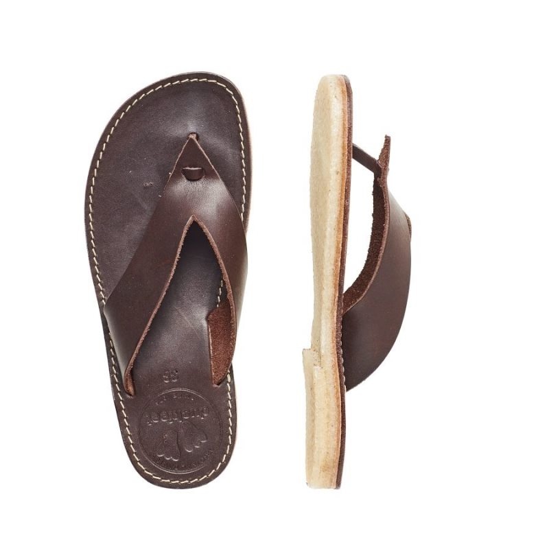 Duckfeet Aero Flip Flops Dame Mørke Brune | NORGE RL0594