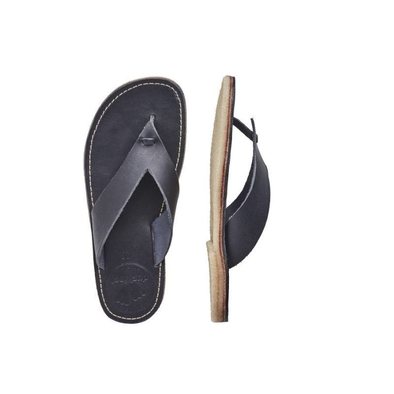 Duckfeet Aero Flip Flops Dame Svarte | NORGE XD3704