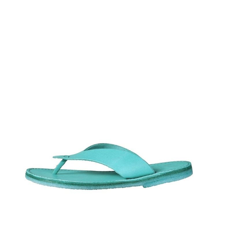 Duckfeet Aero Flip Flops Herre Turkis | NORGE UZ9186