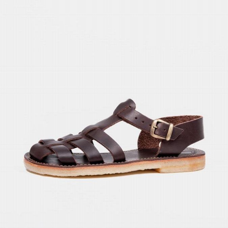 Duckfeet Ringkobing Sandaler Dame Sjokolade | NORGE ZS4372