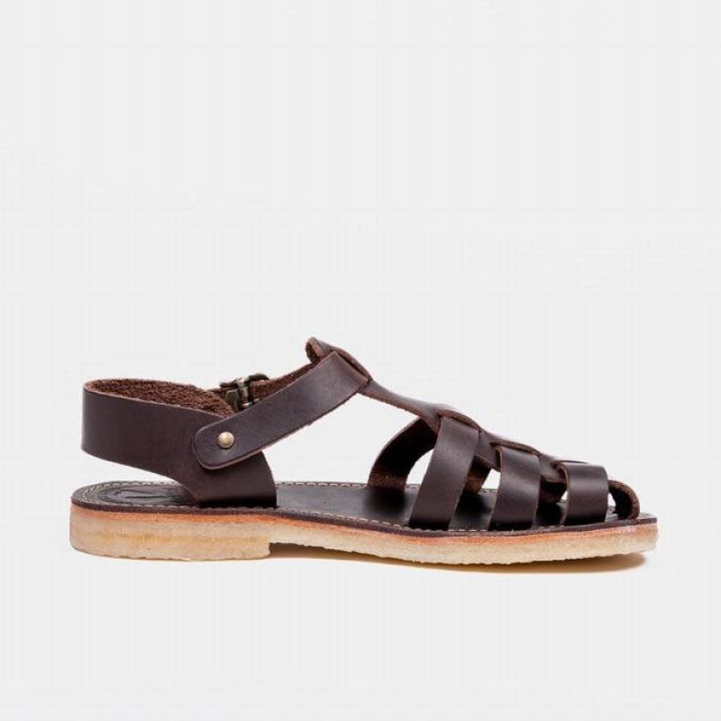 Duckfeet Ringkobing Sandaler Dame Sjokolade | NORGE ZS4372