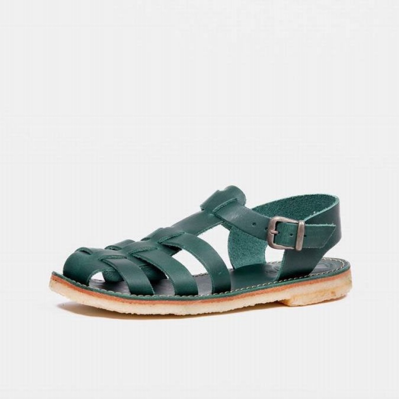 Duckfeet Ringkobing Sandaler Herre Grønn | NORGE DY6203